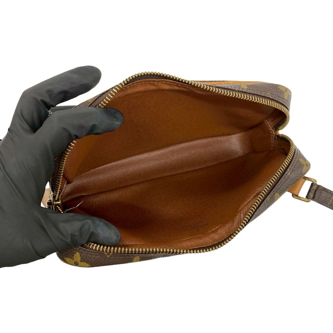 Louis Vuitton Pochette Ma Roulis Bandouliere Monogram Leather Shoulder Bag Brown — view 9
