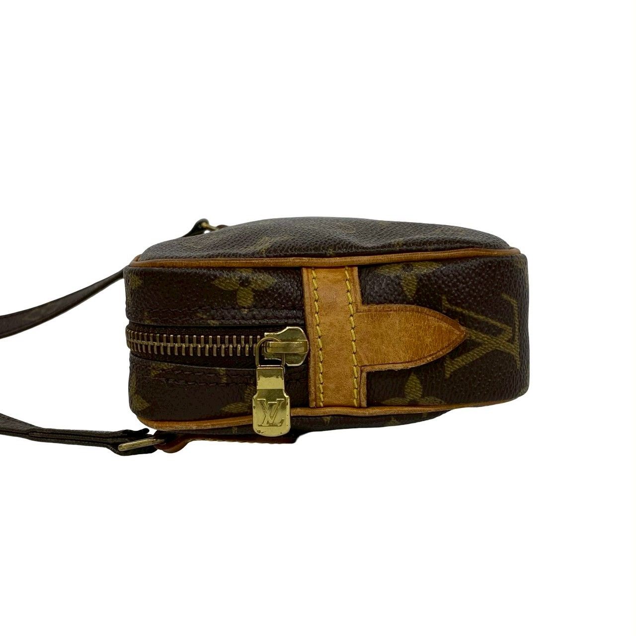 Louis Vuitton Pochette Ma Roulis Bandouliere Monogram Leather Shoulder Bag Brown — view 5