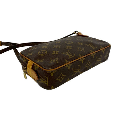 Louis Vuitton Pochette Ma Roulis Bandouliere Monogram Leather Shoulder Bag Brown — view 7