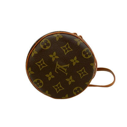 Louis Vuitton Vintage Papillon 26 Monogram Leather Boston Bag Brown — view 6
