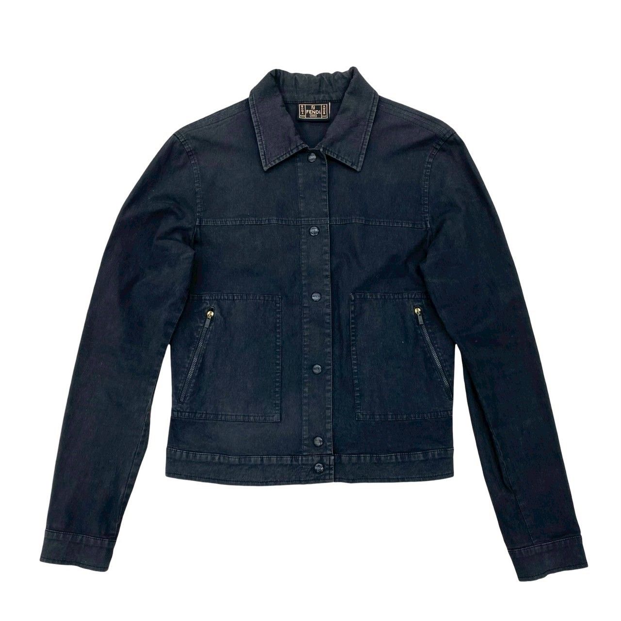 Fendi Cotton Jacket Black