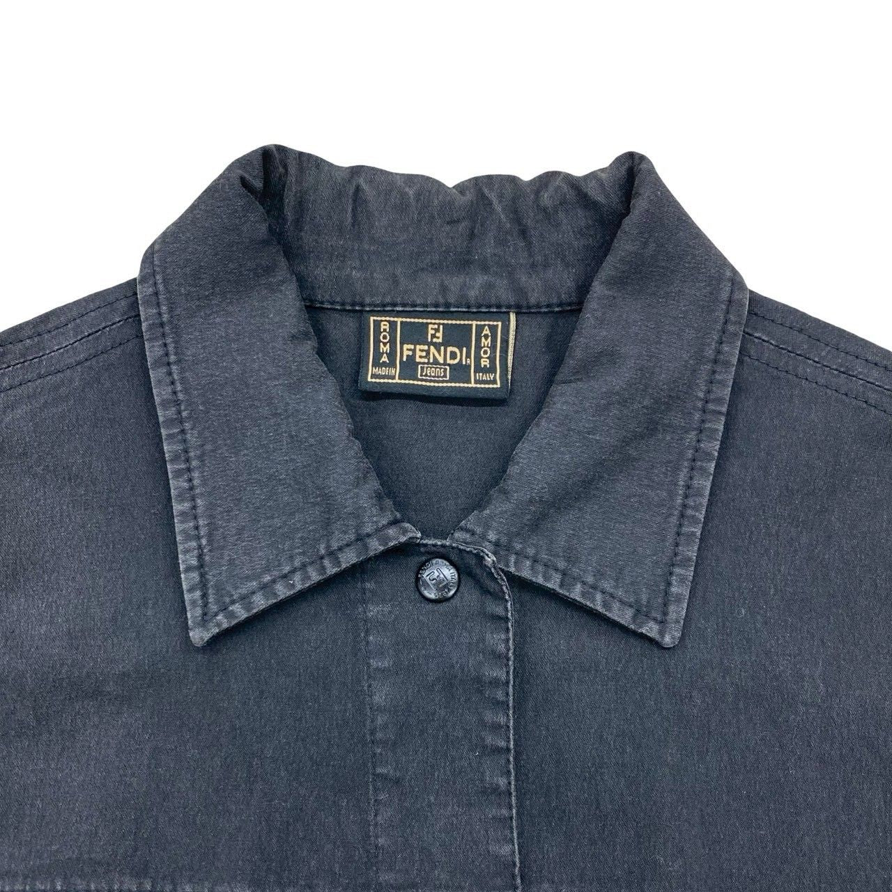 Fendi Cotton Jacket Black — view 3