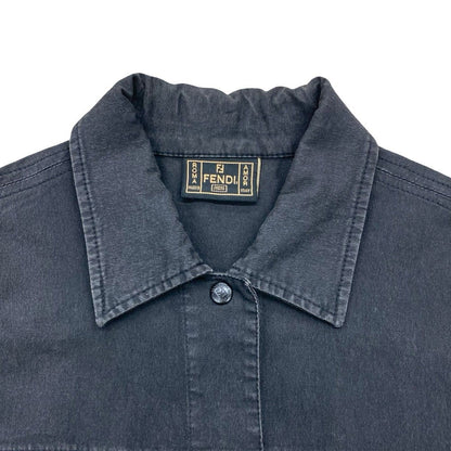 Fendi Cotton Jacket Black — view 3