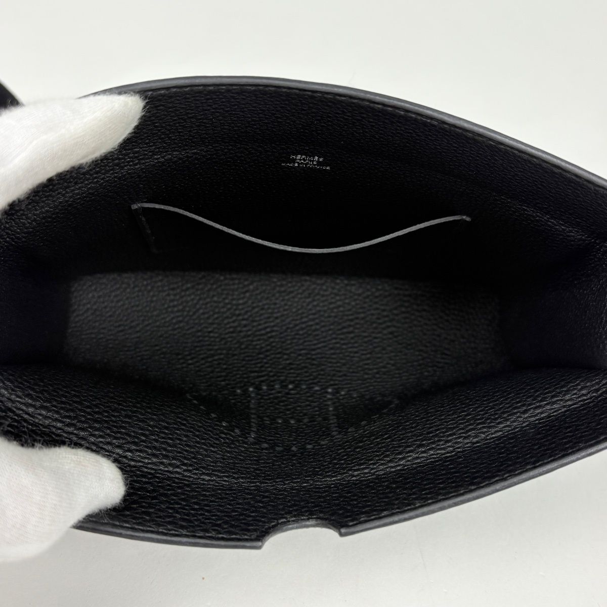 Hermes Shoulder Bag Togo Black — view 7