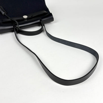 Hermes Herbag Zip PM 2-Way Handbag Leather Vache Hunter — view 7