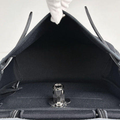 Hermes Herbag Zip PM 2-Way Handbag Leather Vache Hunter — view 8