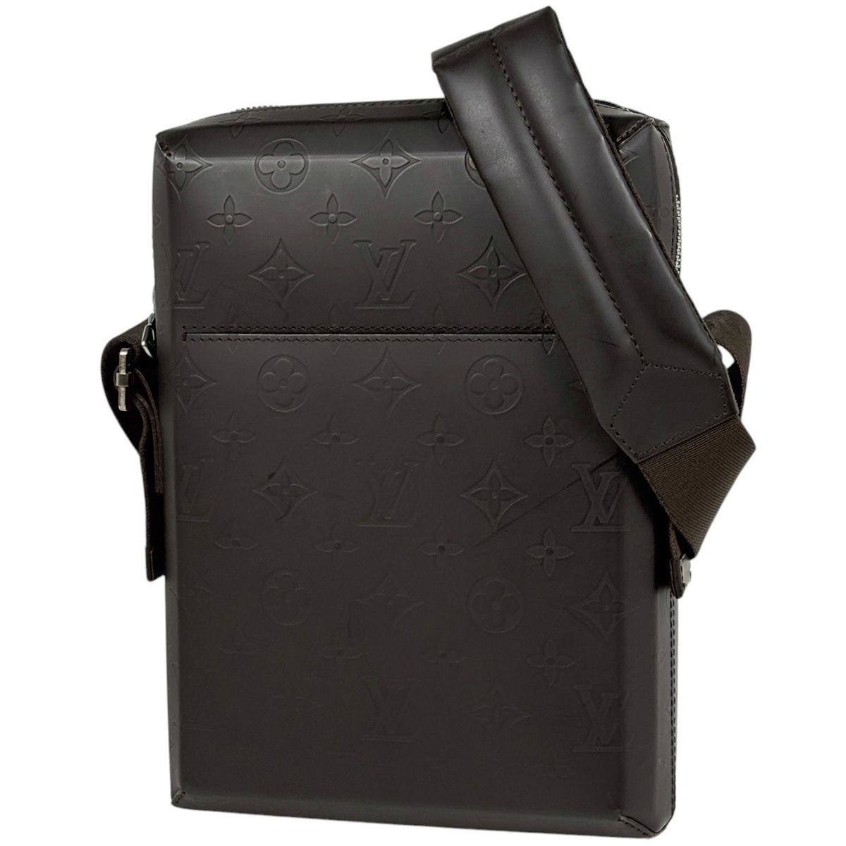 Louis Vuitton Bobi Shoulder Bag Monogram Glace Leather Cafe