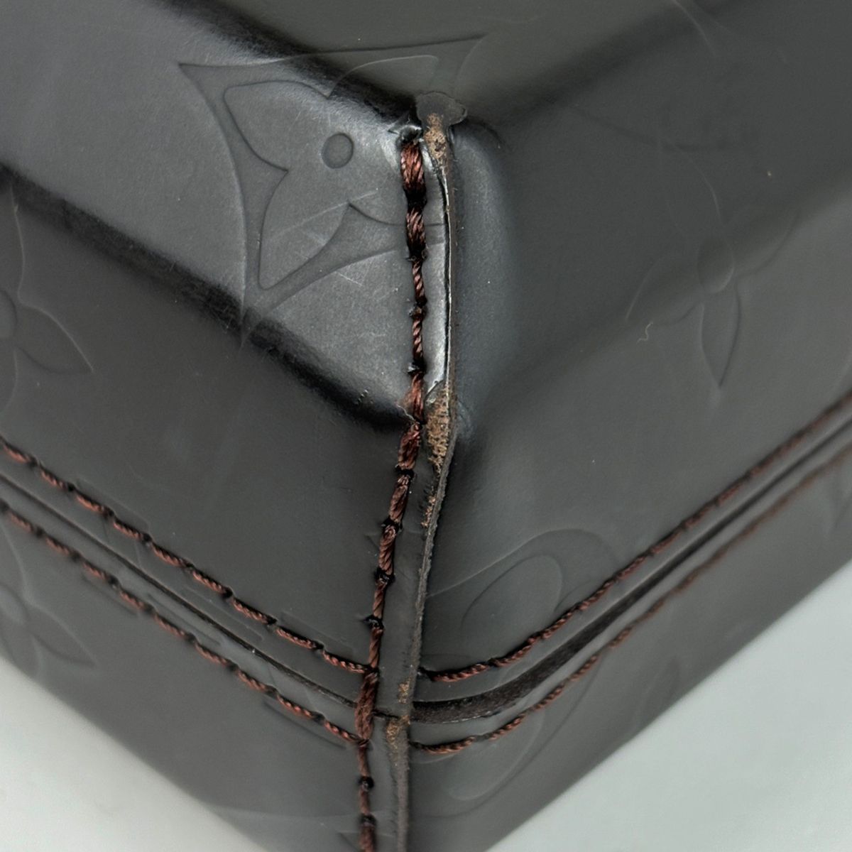 Louis Vuitton Bobi Shoulder Bag Monogram Glace Leather Cafe — view 3