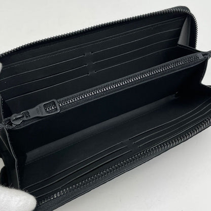 Louis Vuitton Zippy Wallet Horizontal Zip Around Taurillon Noir — view 7