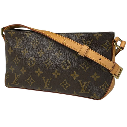 Louis Vuitton Trotteur Pochette Shoulder Bag Monogram Brown