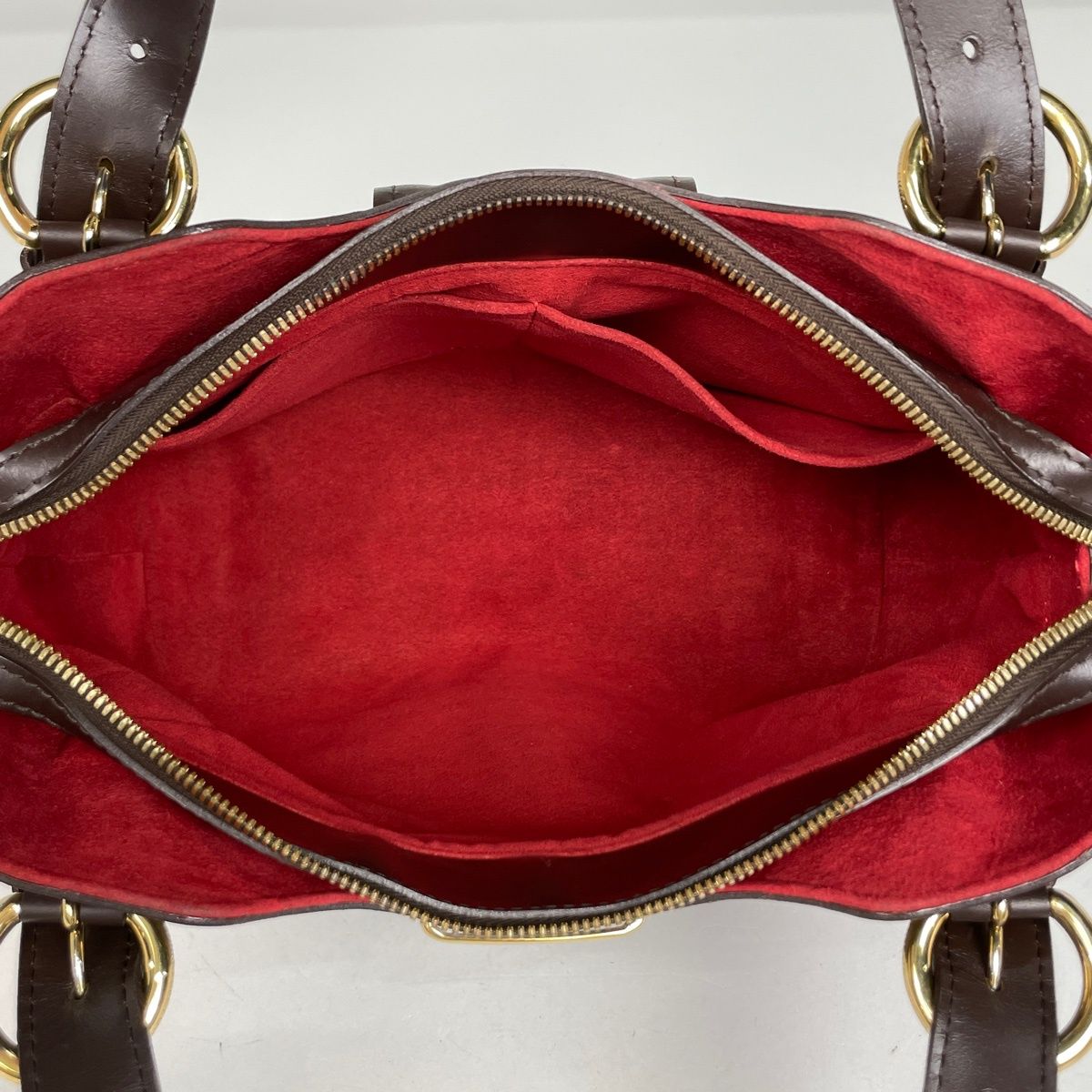 Louis Vuitton Sistine PM Tote Damier Brown — view 9