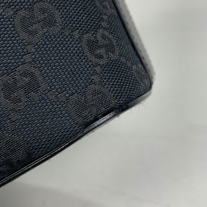 Gucci GG Pattern Shoulder Bag Canvas Black — view 3
