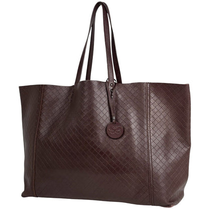 Bottega Veneta Intreccio Mirage Tote Butterfly Leather Brown