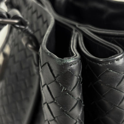 Bottega Veneta Intrecciato Rome Tote Leather Black — view 5