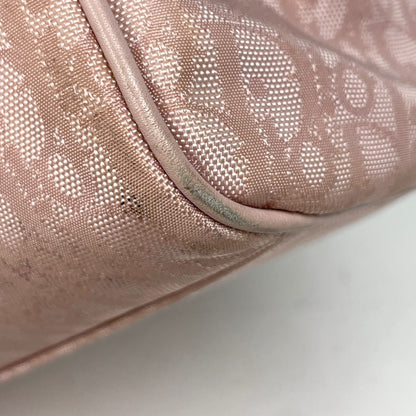 Dior Trotter Pattern Oblique Tote Nylon Pink — view 3