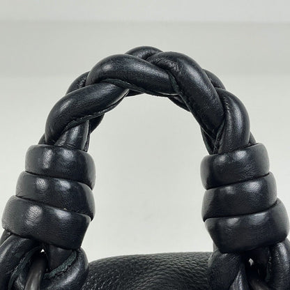 Bottega Veneta Intrecciato Handbag Leather Black — view 5