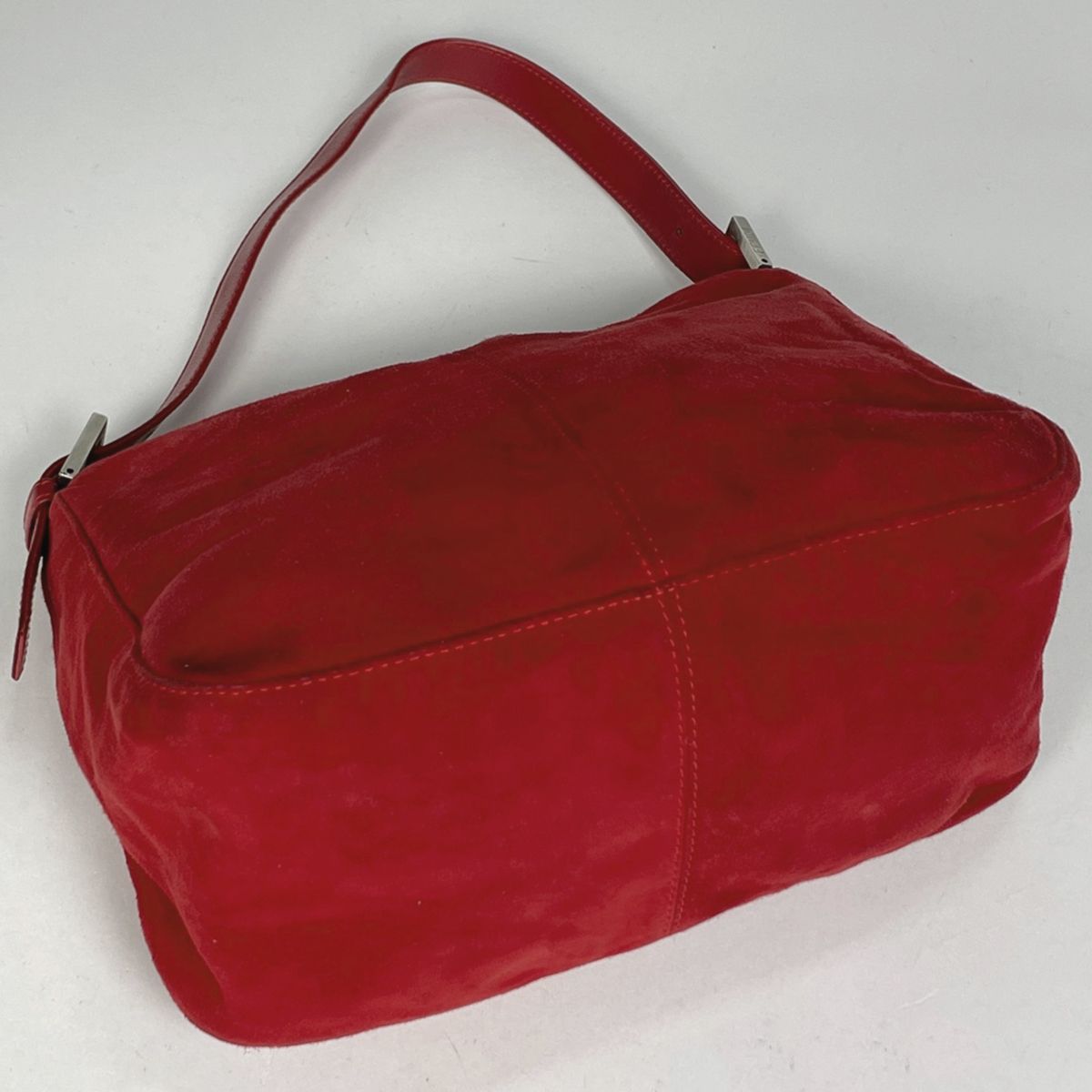 Fendi Zucca Logo Shoulder Bag Suede — view 2