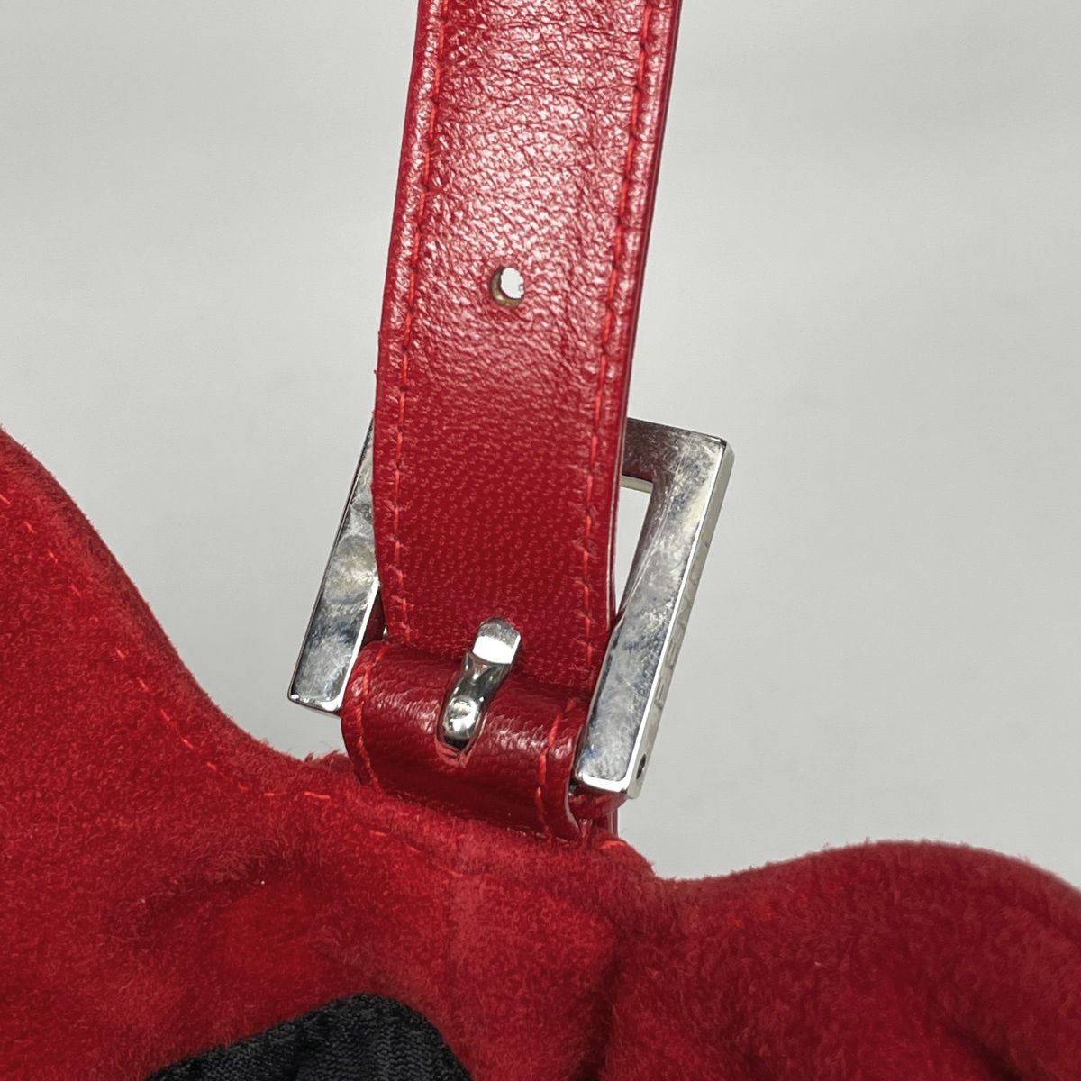 Fendi Zucca Logo Shoulder Bag Suede — view 5