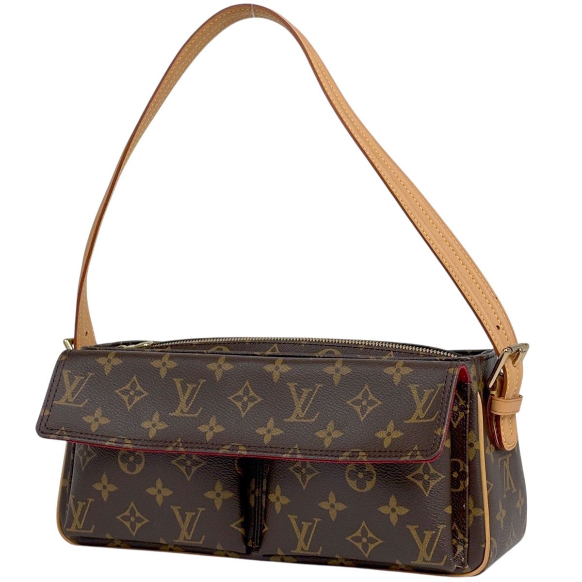 Louis Vuitton Viva-Cite Shoulder Bag Monogram Brown