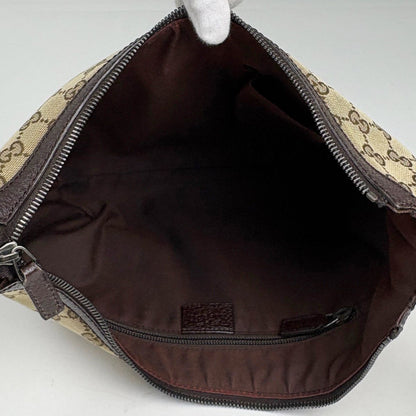 Gucci GG Pattern Shoulder Bag Canvas Brown — view 7