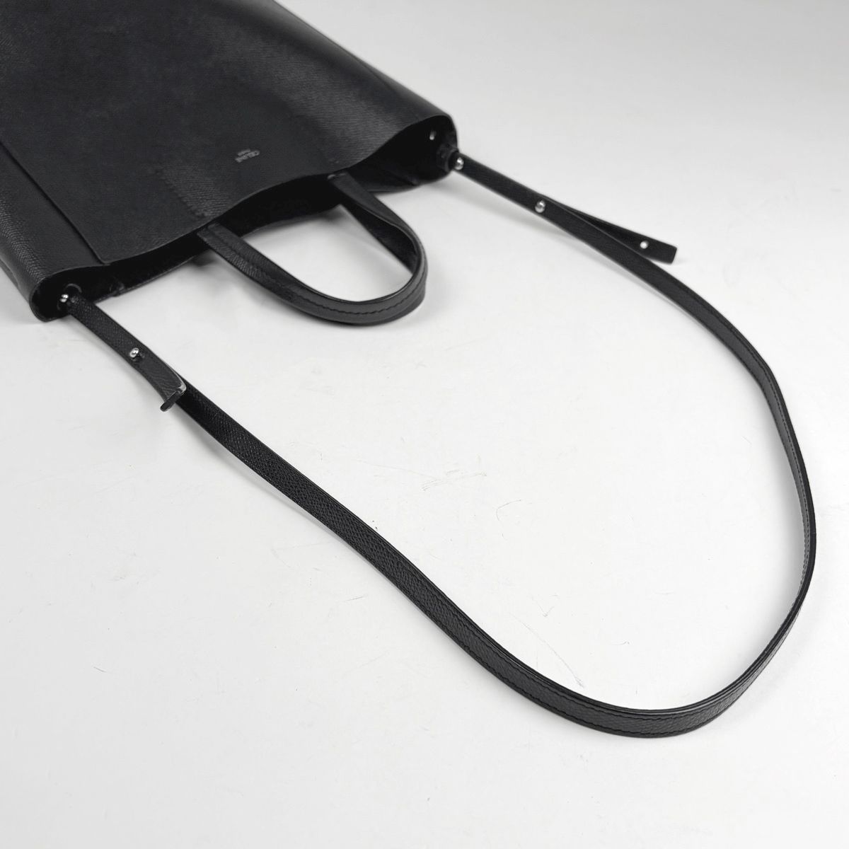Celine Vertical Cabas Small Tote 2-Way Leather Black — view 4
