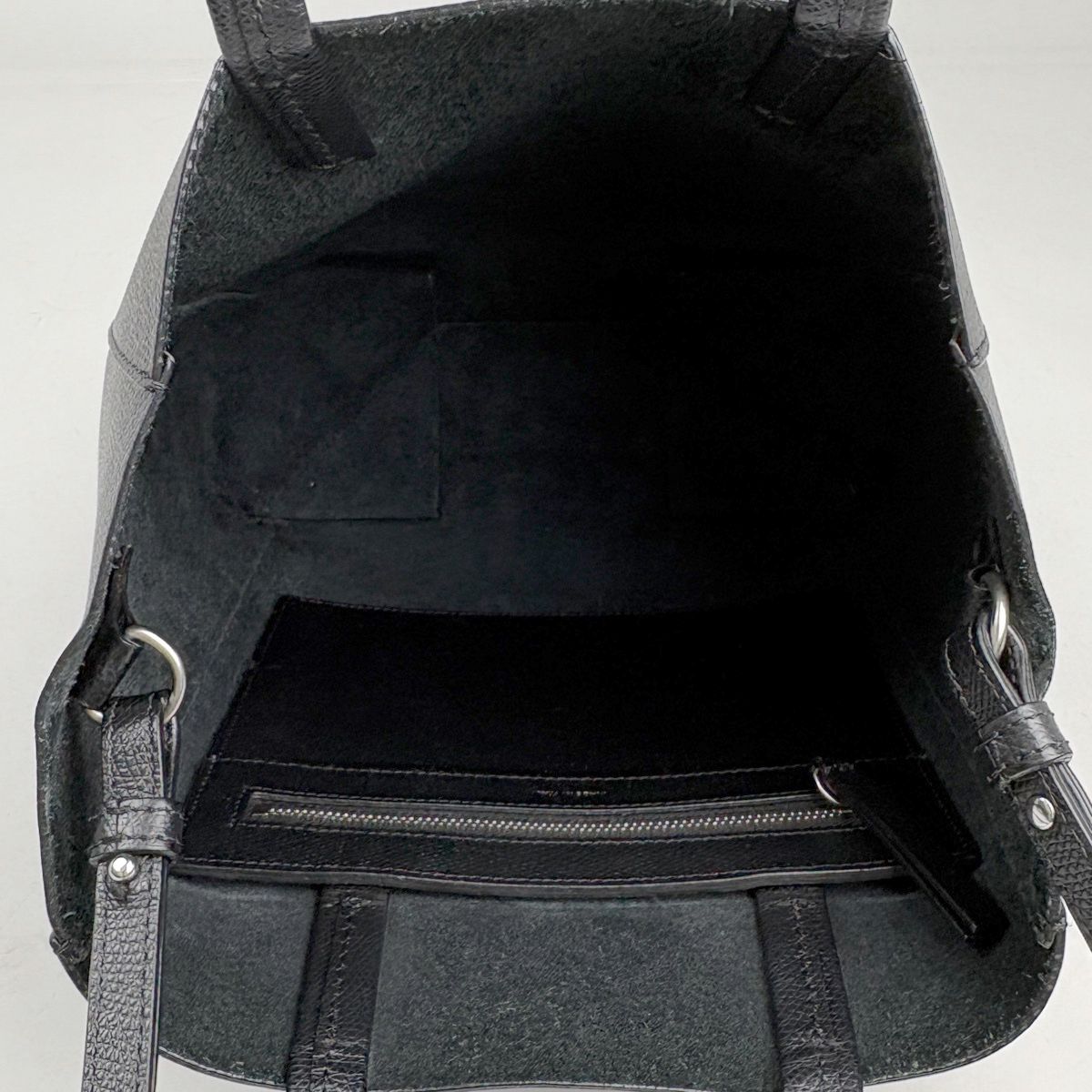 Celine Vertical Cabas Small Tote 2-Way Leather Black — view 5