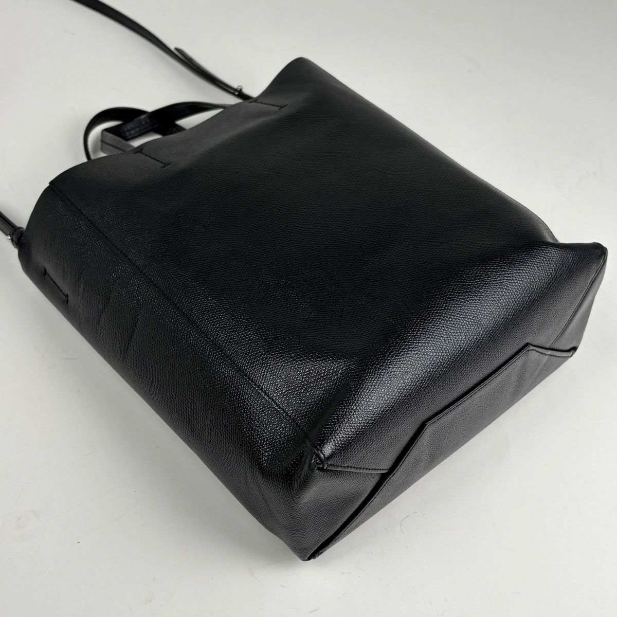Celine Vertical Cabas Small Tote 2-Way Leather Black — view 2