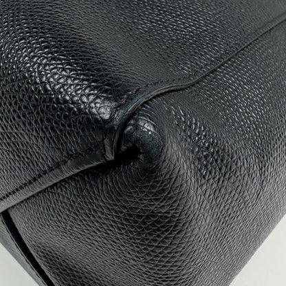 Celine Vertical Cabas Small Tote 2-Way Leather Black — view 3