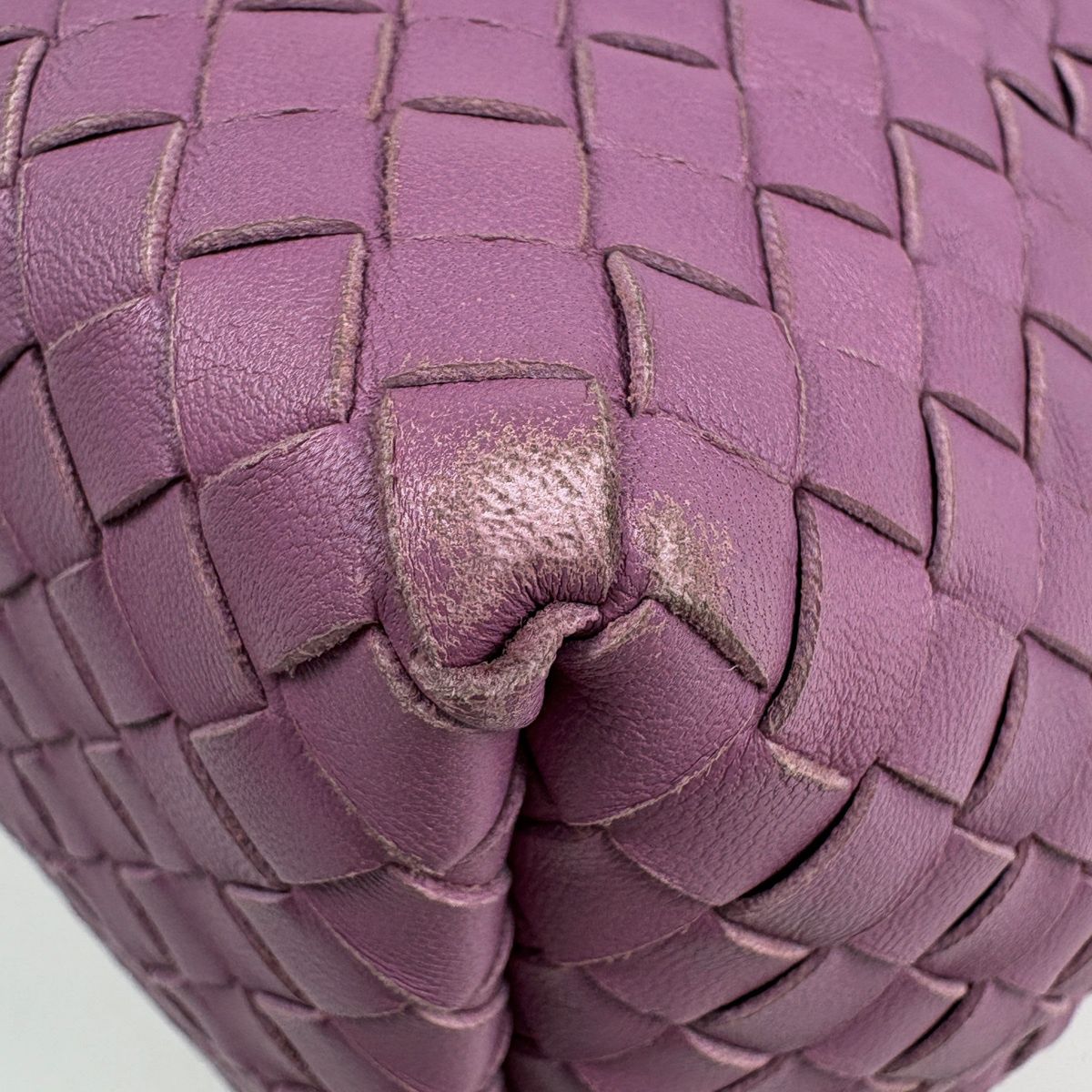 Bottega Veneta Intrecciato Tote Leather Pink — view 3