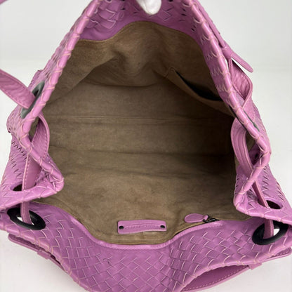 Bottega Veneta Intrecciato Tote Leather Pink — view 6