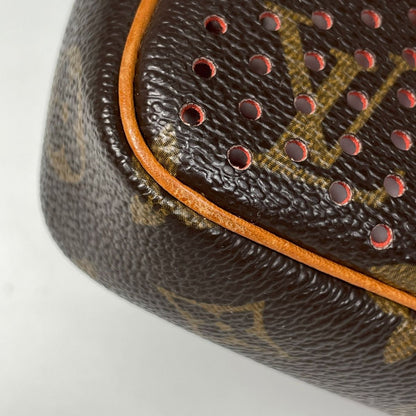 Louis Vuitton Pochette Handbag Perforated Pouch Monogram Perfo Orange — view 3