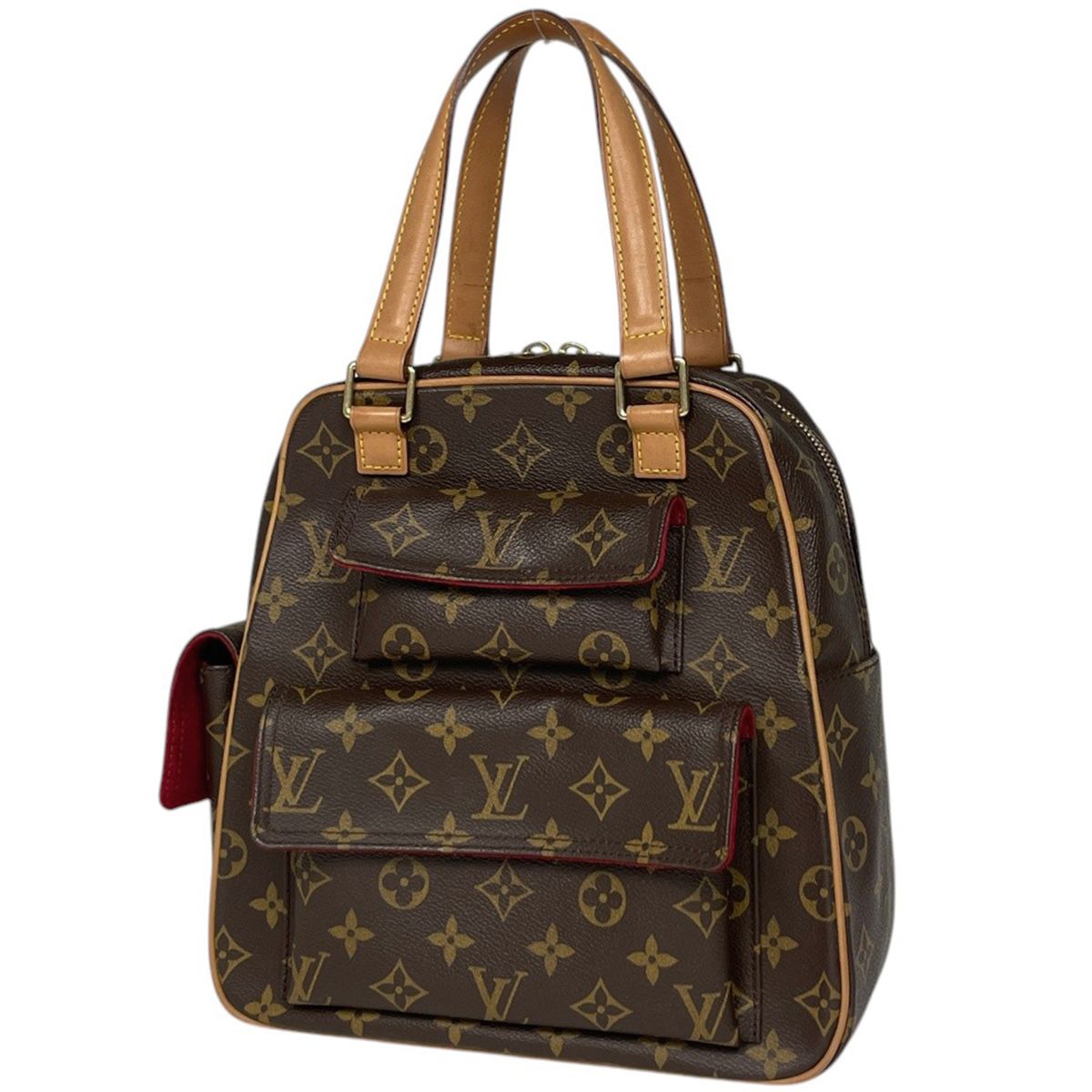 Louis Vuitton Excentri Cite Handbag Monogram Brown