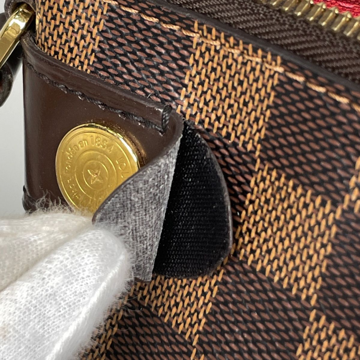 Louis Vuitton Duomo Crossbody Shoulder Bag Damier Brown — view 5
