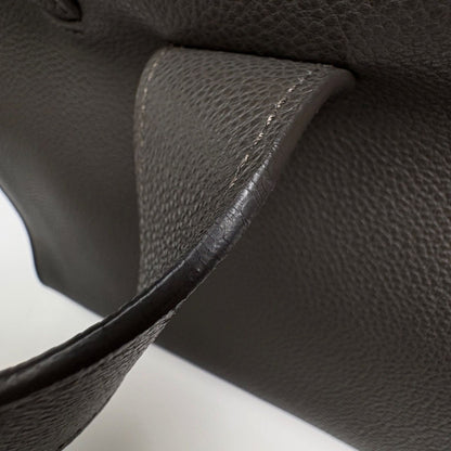 Saint Laurent Downtown Baby Handbag 2-Way Leather Gray — view 6