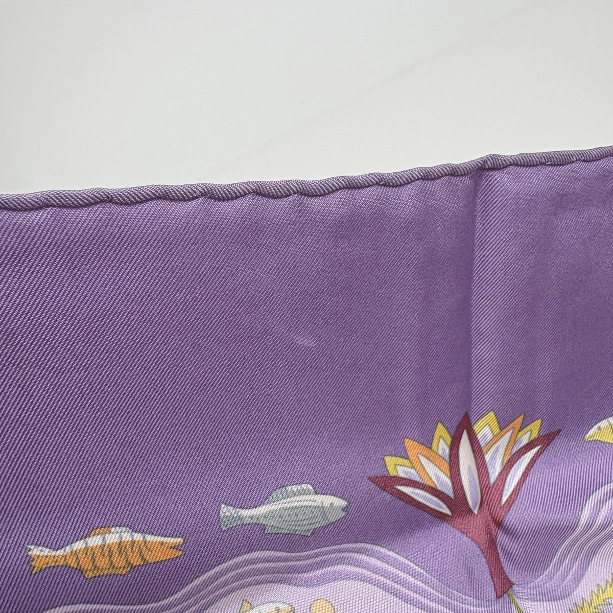 Hermes Carre 90 Escales Mediterraneennes Mediterranean Port Town Scarf Silk — view 5
