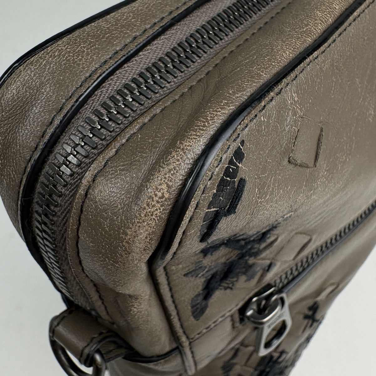Bottega Veneta Intrecciato Business Bag 2-Way Leather Gray — view 4