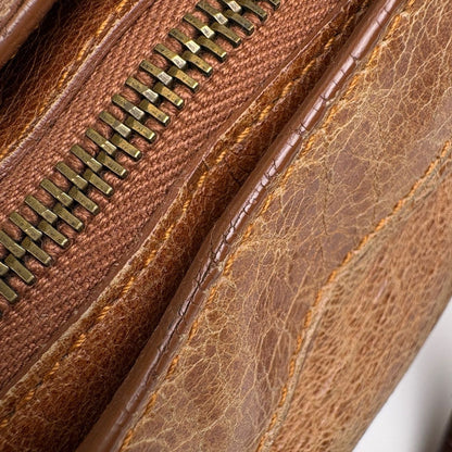 Balenciaga the First Handbag 2-Way Leather Brown — view 7