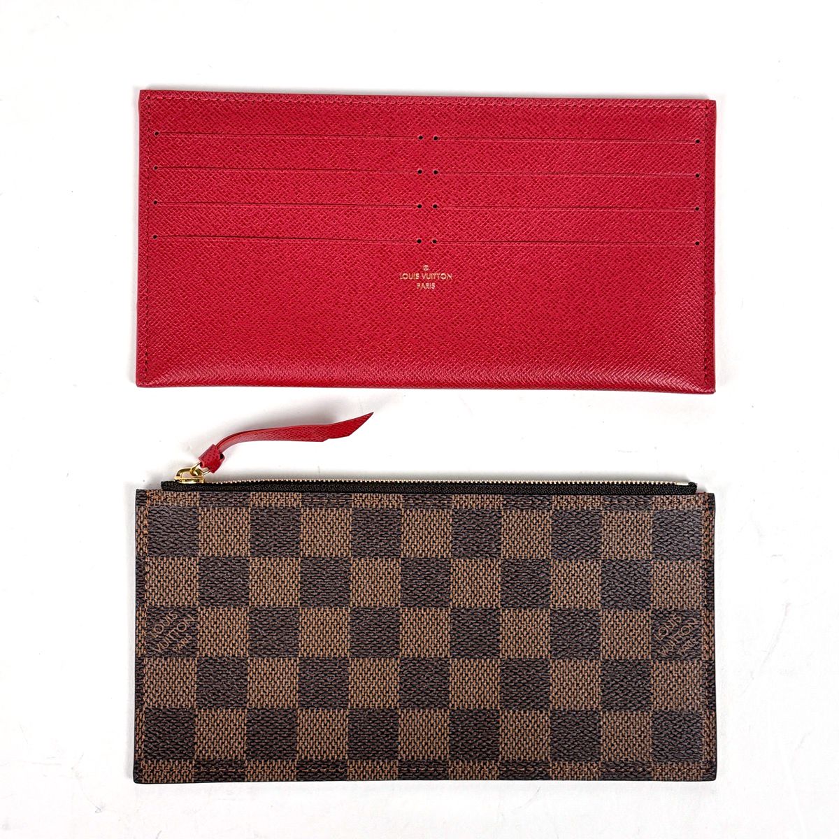 Louis Vuitton Pochette Felicie 2-Way Chain Wallet Shoulder Bag Damier Brown — view 7