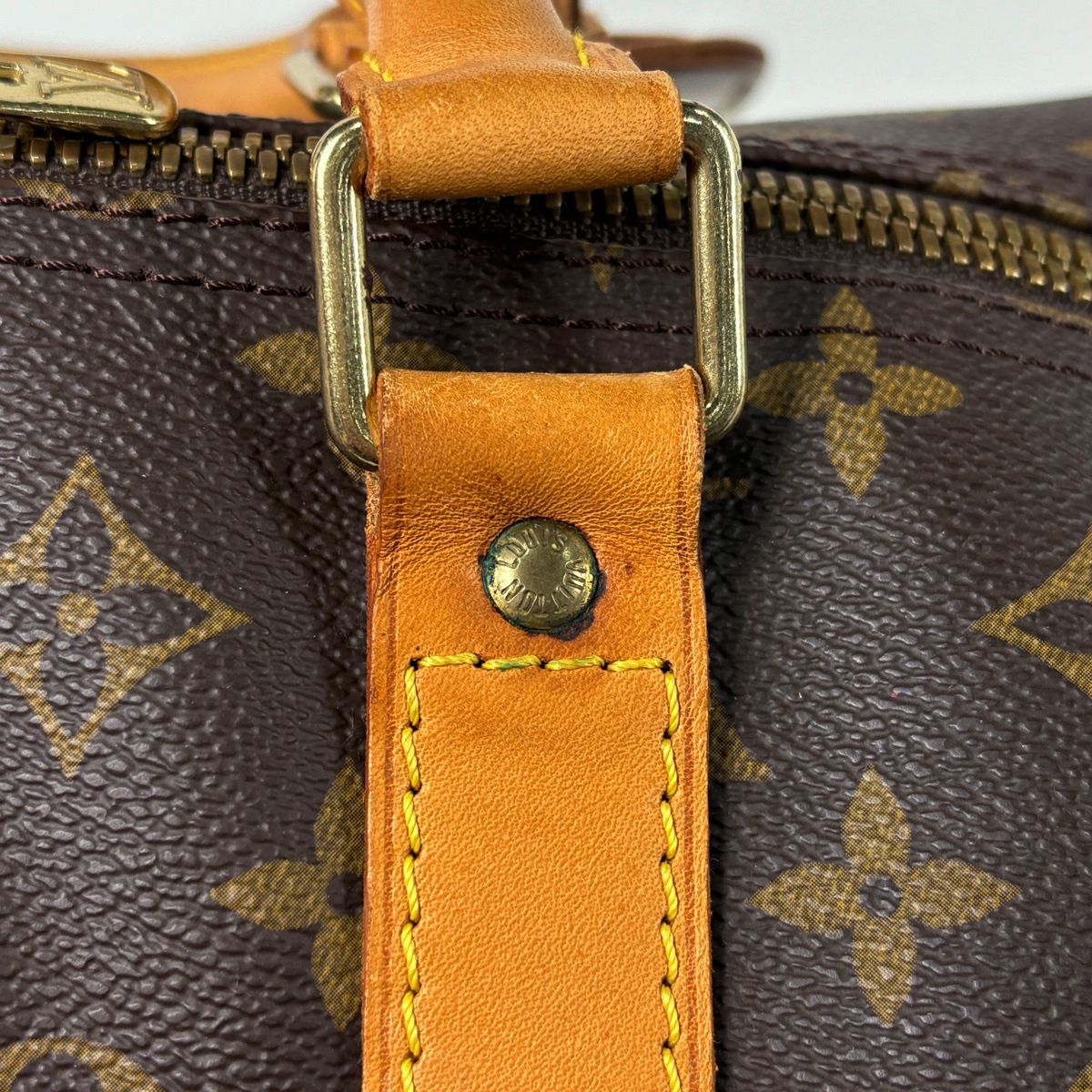 Louis Vuitton Keepall Bandouliere 60 2-Way Boston Bag Monogram Brown — view 8
