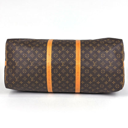 Louis Vuitton Keepall Bandouliere 60 2-Way Boston Bag Monogram Brown — view 2