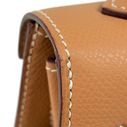 Hermes Kelly 32 Sellier 2-Way Handbag Veau Epsom Brown — view 8