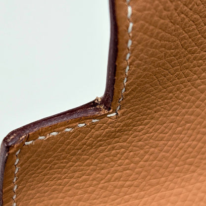 Hermes Kelly 32 Sellier 2-Way Handbag Veau Epsom Brown — view 9