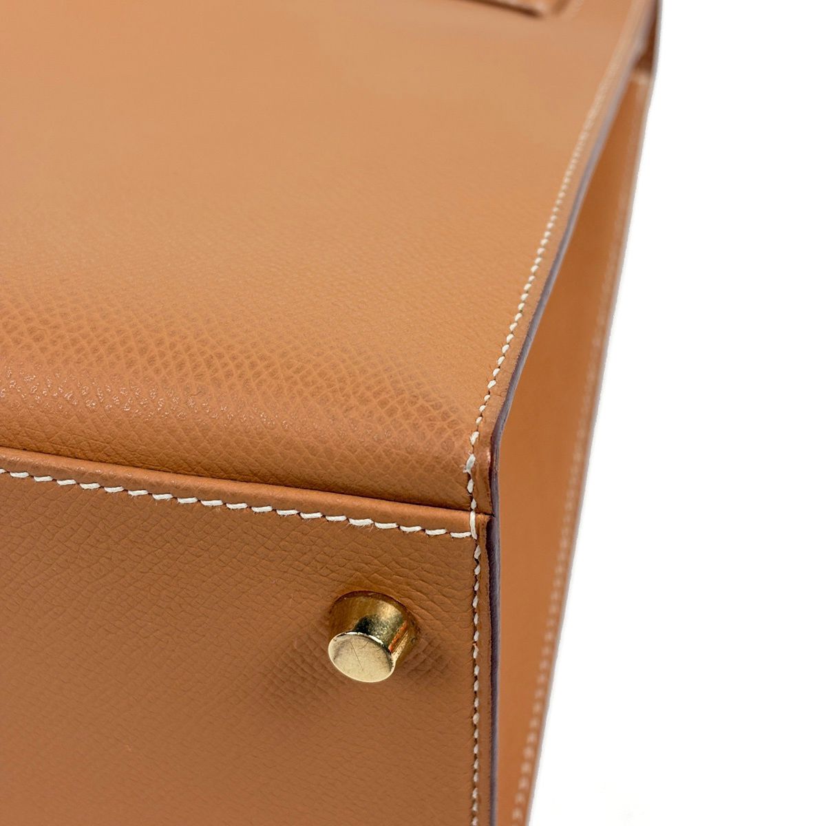 Hermes Kelly 32 Sellier 2-Way Handbag Veau Epsom Brown — view 6