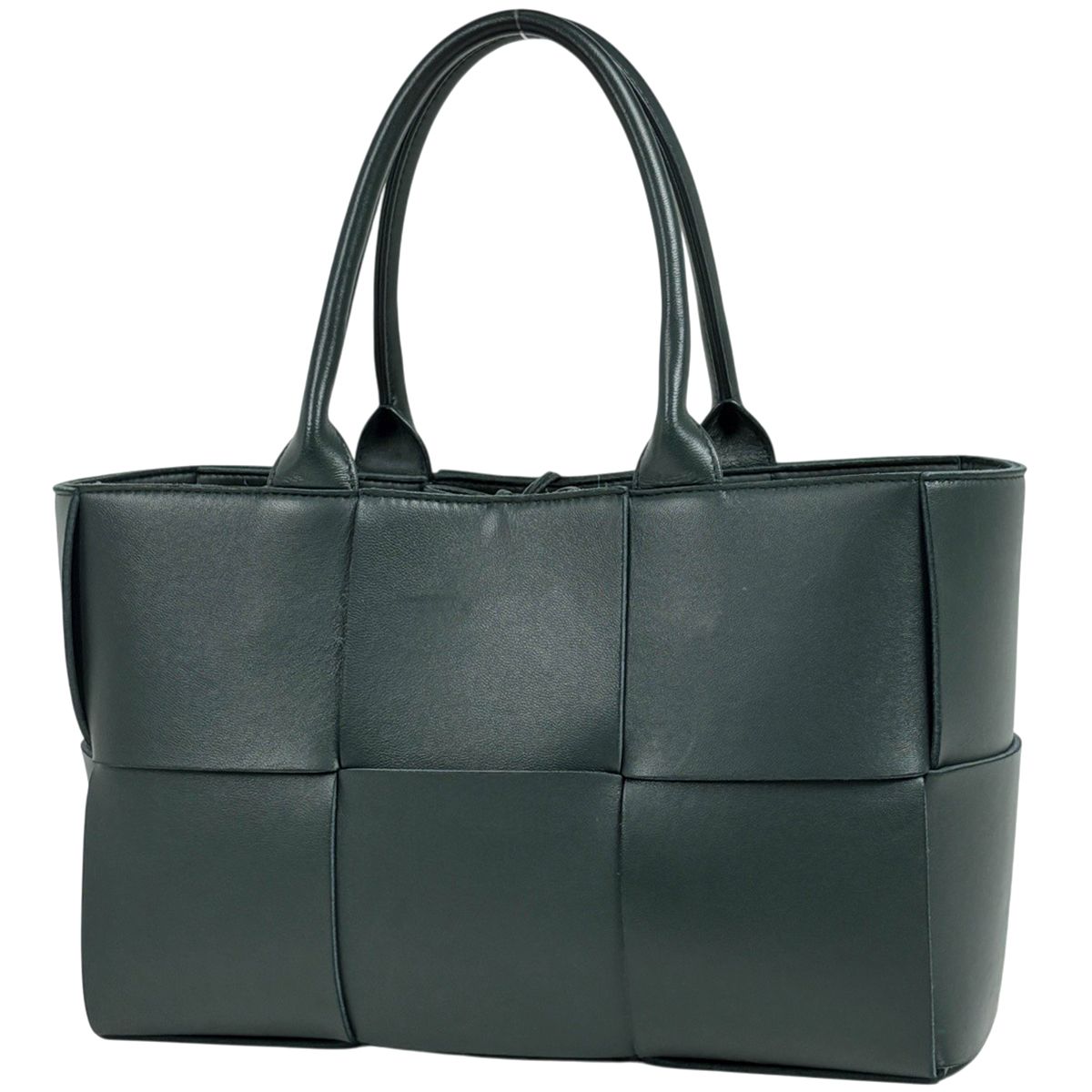 Bottega Veneta Arco Tote Maxi Intrecciato Leather Green
