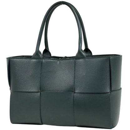 Bottega Veneta Arco Tote Maxi Intrecciato Leather Green