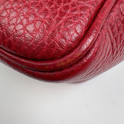 Gucci GG Pattern Handbag 2-Way Canvas Red Beige — view 4