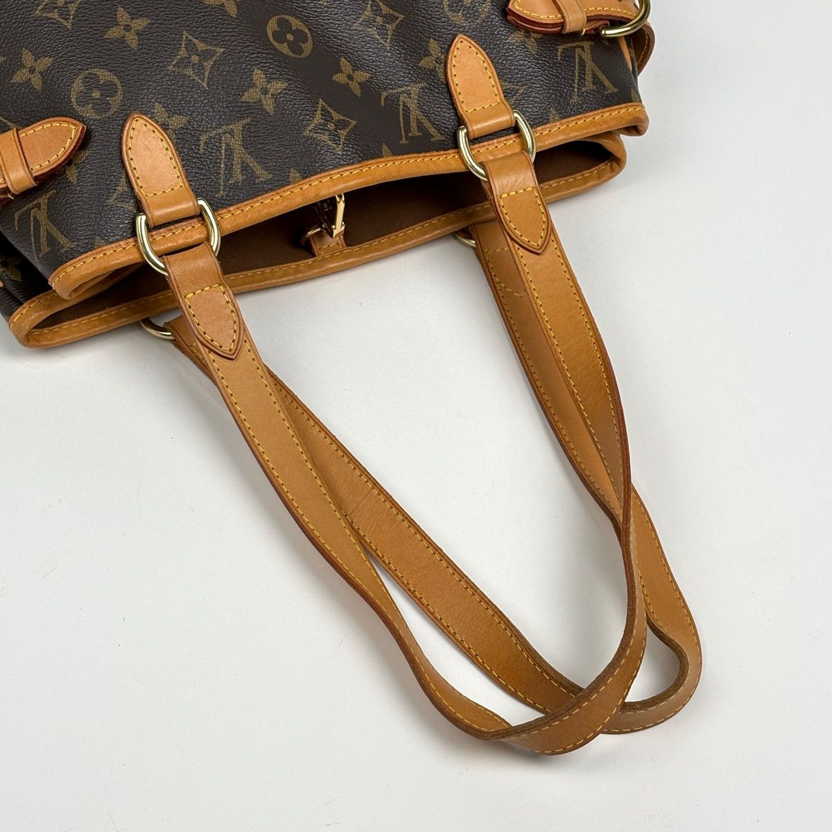 Louis Vuitton Batignolles Vertical Shoulder Bag Tote Monogram Brown — view 8