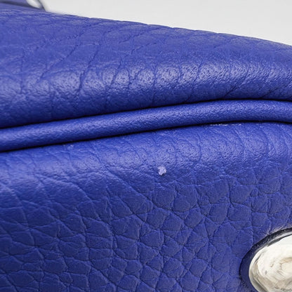 Hermes Bolide 31 2-Way Handbag Taurillon Clemence Blue Electric — view 3