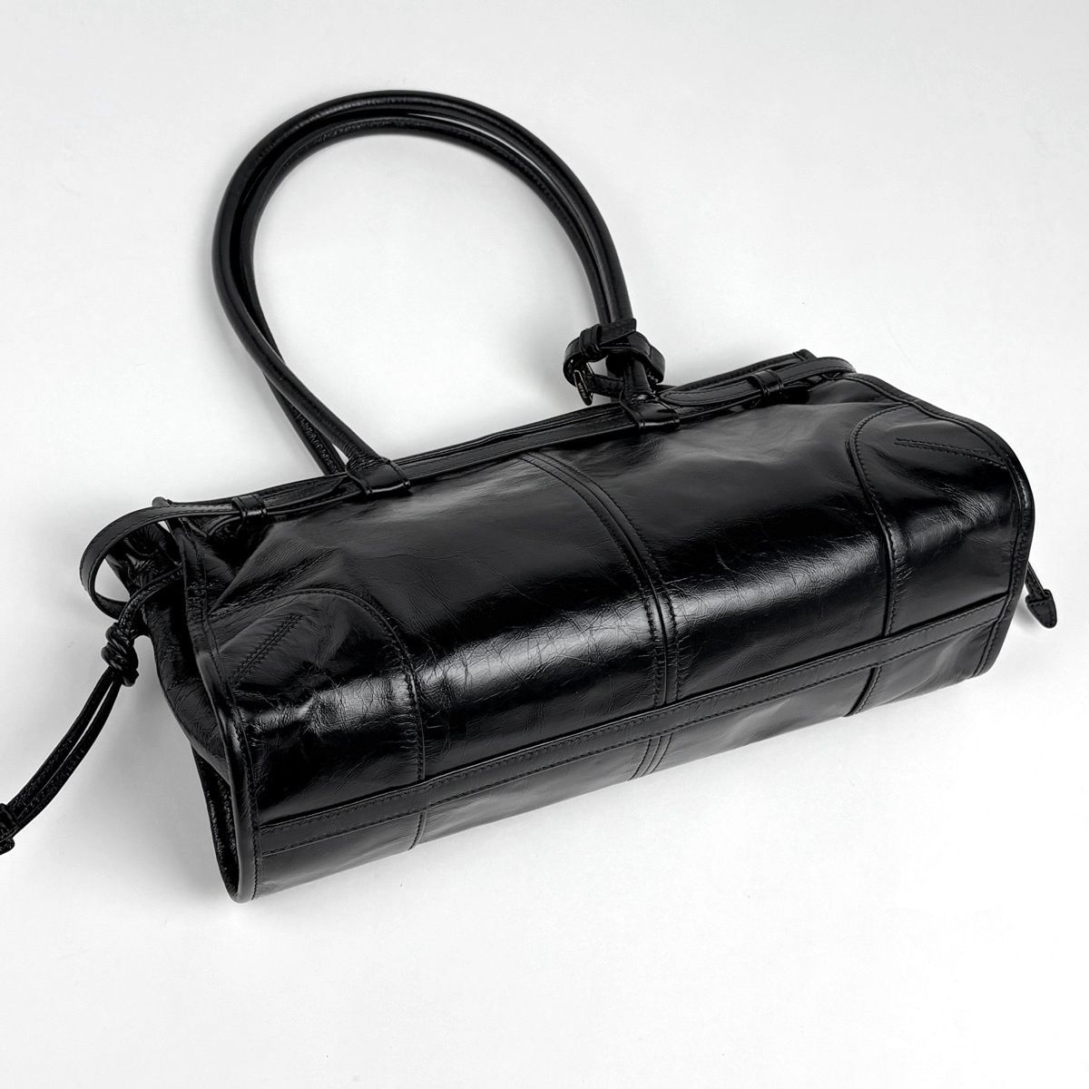 Prada Handbag 2-Way Leather Nero — view 2