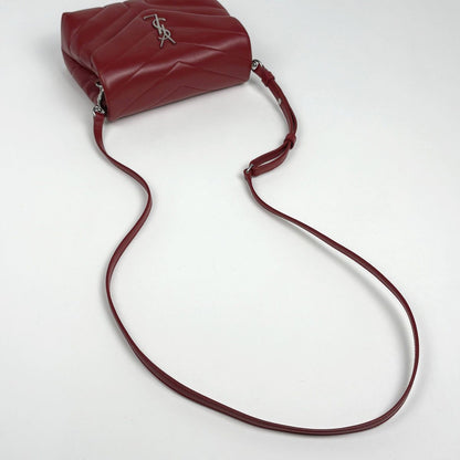 Saint Laurent Loulou Toy 2-Way Shoulder Bag Leather — view 8